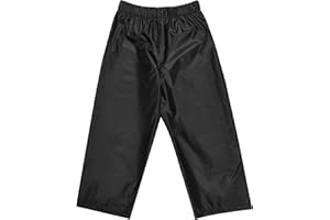 MIXLAC Boys Rain Trousers Kids Waterproof Over Pants