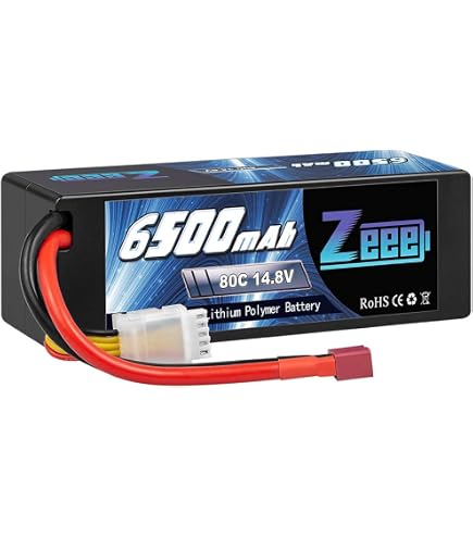 Zeee 4S Lipo Batería 5200mAh 14.8V 120C Con Conector XT90 – 2 Unidades Para Coches RC 1/10, Barcos Y Modelismo De Alto Rendimiento