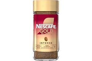 NESCAFÉ Gold Blend Intense Premium Instant Coffee, Dark and Vibrant with Dark Roasted Arabica, 190g (Pack of 1)