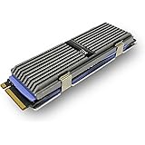 GeekerChip SSD M.2 2280 Dissipatore di Calore in Alluminio con Cuscinetto Termico in Silicone,M.2 2280 SSD Raffreddatore SSD 