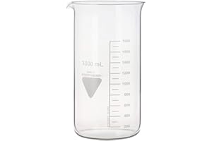 RASOTHERM Becherglas hohe Form mit Ausguss, (Boro 3.3), 3000 ml