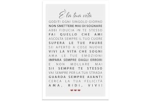 VULFIRE Regalo Famiglia Frase Speciale, Stampa motivazionale da parete, Idea Regalo Dedica Speciale, Arredamento Casa Soggiorno Salotto Ufficio Cucina, Poster in carta glossy premium (29.7x42)