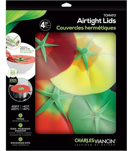 Couvercle Hermétique Charles Viancin Eggplant - Silicone Sans BPA Pour Cuisson Et Stockage