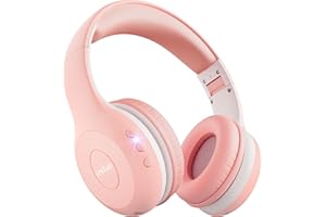 EarFun Kids Headphones Wireless, Bluetooth 5.4 Headphone for Child with Mic, 85/94dB Volume Limited Foldable Over Ear, Hi-Fi Stereo Sound, 40H Playtime, Gifts for Girl, Tablet/Phone/PC, School/Travel