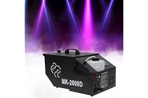 WSIKGHU Nebelmaschine Low Lying Smoke Machine DMX Fog Machine Stage Fogger 1200W Bodennebelmaschine mit Wireless Remote Rauchabdeckung 80-100㎡, 5000CFM