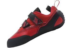 Viaoragiosa Chausson Escalade Homme,Chaussures D'EntraîNement d'escalade,Chaussons d'escalade Ados,Offre Ajustement Et Soutien,Offrent Un Amorti,pour DéButants Qui Ne Font Que Commencer l'escalade