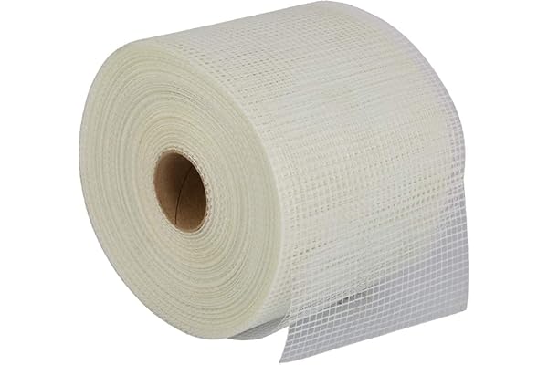 Megazone Fiber Mesh Glass Coated Roll 45 Gsm for Waterproofing, Roof/Crack Patch/Wall Repair, Wall Coating/Plastering mesh, Chicken mesh, Murga Jali (6 Inch X 50 Meter)