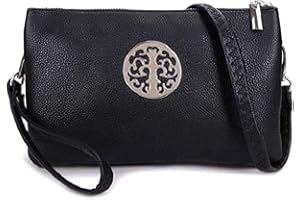 LeahWard Women's Wristlet Purse,Cross Body Bag For Women, Small Messenger Bag, 2 Compartment Cross Body Bag