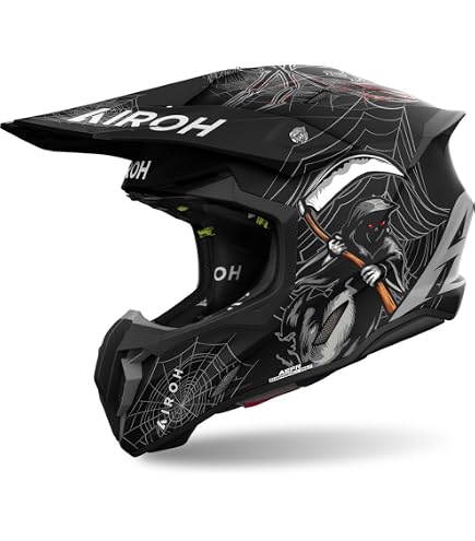 Amazon.es: AIROH Casco Offroad Twist 3 Color Negro Mate XXL