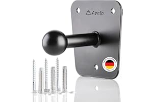 AVELO® Fischer® Porte-vélos mural avec accessoires de qualité supérieure – Version extra longue – Compatibilité universelle [suspension jusqu'à 50 kg)