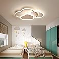 GUANSHAN 3D Ceiling Light Led Creative Stereoscopic Clouds Ceiling Lamp Lighting for Boys Girls Bedroom Kindergarten, Warm White Light, 32W