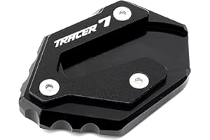 MOWOK Motorcycle Side Stand Extension Pad For Yamaha TRACER 7 GT 2021 2022 2023 TRACER7 Kickstand Enlarger Support Plate
