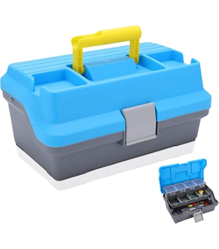Boîte De Rangement Plano à 3 Tiroirs – Pour Matériel De Pêche – Système D'attache – Neuf