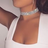 Collana Maxi Ciondolo Fiore con strass e pietra Howlite - Multicolo