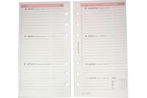 ‎BIND bind B-2602 Kalendereinlage 2026 A6 (Wochenplaner)