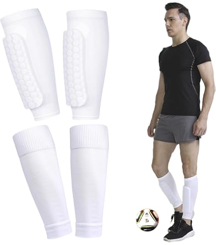 PATIKIL M Ginocchiere Polpacci, 2 Confezioni Paracolpi Ginocchia Compressione Manicotto Gamba Protettivo Paracolpi Polpaccio per Giovani Adulti Calcio Pallacanestro Baseball, Grigio