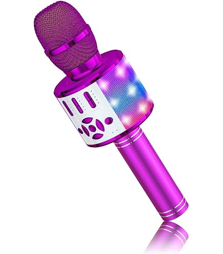 BONAOK Karaoke Microfoon Met 2 Microfoons - Bluetooth Voor Kinderen En Volwassenen
