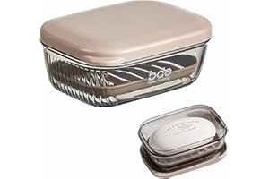 WANGENPING Mydelniczka Podróżna z Odpływem - Wodoszczelna, Łatwa do Czyszczenia, do Łazienki i na Podróż