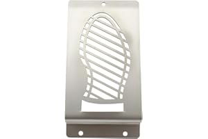 FUNDICION Y FORJA PACHECO ARTHIFOR PACHECO Pedal de empuje para puerta - Pisón de puerta - Pedal de puerta fabricado en acero inoxidable - Accesorio de puerta - Herraje - Fabricado en España