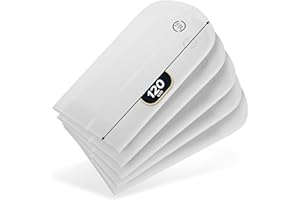 FR FIRIO FiRiO 5x Fundas Ropa Armario I Antipolvo Funda Para Ropa Colgada I Antipolillas Funda Ropa Armario I Transpirable Bolsa Portatrajes Mujer y Hombre I Transparente Porta Traje, Camisa, Abrigo I 120x60cm