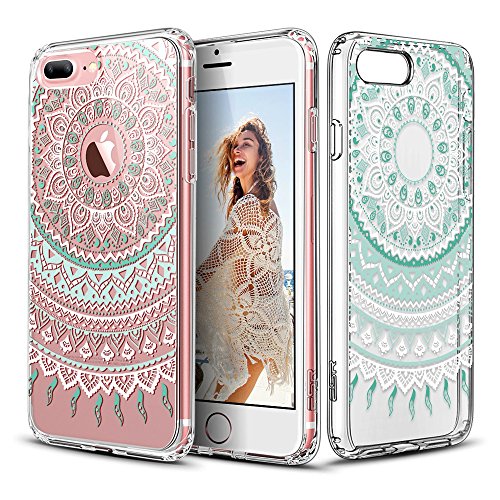 iPhone 7 Plus Funda ESR Carcasa iPhone 7 Plus Case Cover Borde Suave
Duro Funda para iPhone 7 Plus 5 5 - Casa de la Moneda de la mandala