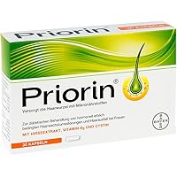 Priorin Kapseln bei hormonell erblich bedingtem Haarausfall(1) bei Frauen, 30 Kapseln