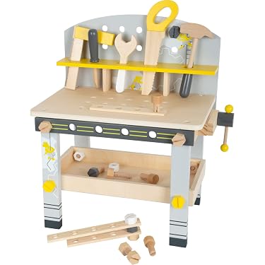 ANYCESO Kit Outils STEM 60 Pièces - Maison, Forêt, Lunettes - Enfant 3-7 Ans Marron