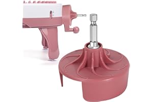 MIAOKE Knitting Machine Adapter, Quick Knit Replaceable Crochet Machine Adapter with Hex Bit Power Screwdriver, Compatible with 22/40/48 Knitting Machines Universal Accessories, DIY Hats, Socks, Scarves