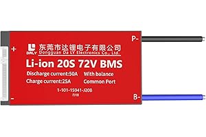 DALY BMS 20S 72V 50A Li-ion Modulo di Protezione Della Batteria PCB Scheda di Protezione con Balance BMS Cavi per 18650 Battery Pack 72V