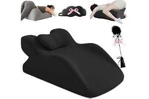 Hiphiprun intimitetskudde, 27° ergonomisk kilkudde för par, stödkudde i minnesskum för komfort och avkoppling, multifunktione