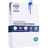Utopia Bedding Waterproof Mattress Cover 180 x 190 x 30 cm with Zip, Oeko-Tex Certified, Mattress Cover