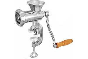 FCALVY Deosdum Tritacarne Manuale in Lega di Alluminio Macchina per la Macinazione di Verdure per Carne a Manovella per Cucina