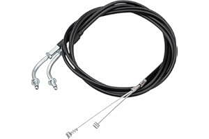 Bid4ze 2 Pz Nero 130 cm 51 "Acceleratore Cavo Linea Fili Moto Acceleratore Cavo Per Harley Sportster XL1200 XL883