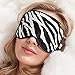 Produktbild WEITINENA Schlafmaske/Augenbinde, 100% reine Seide, super weiche Augenmaske, ein Band, Zebra
