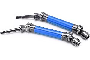 Bnineteenteam Eje de transmisión Trasero, Conjunto de Eje de transmisión Trasero de Acero para Traxxas Slash Rustler Vxl 4x4 4wd 1/10 RC Car(Azul)
