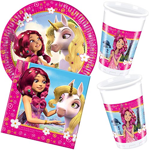 12-teiliges Einladungskarten-Set * MIA AND ME * für Geburtstagsfeier oder Motto-Party // mit 6 Einladungen und 6 Umschlägen // Kinder Geburtstag Invitations Abenteuer in Centopia Pony Einhorn - 2