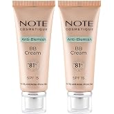 Note Cosmetics Anti-Blemish BB Cream 04 Beige SPF 15 Akneye Yatkın Ciltler BB Krem (2 paketi)