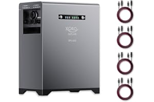 Intelligenter Balkonkraftwerkspeicher XORO SOLAR SPS 2150 mit WLAN-Modul, 2016 Wh Kapazität, App-Steuerung, für Innen- und Außenbereich (IP65), inkl. Zubehör