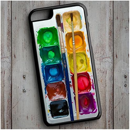 Novelty Watercolour Paint Palette Set Print Cool New Case Cover for any iPhone