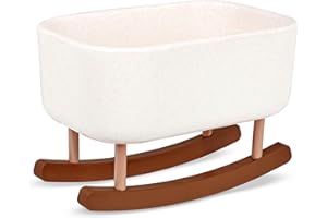 LullaBaby - Berceau à Bascule - Accessoires pour poupées de 36 cm - Jouet de puériculture élégant - Jouer à Faire Semblant - 2 Ans et +