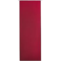 Tenda A Pannello Microsatin 60x245 Cm – Opaca, Colore Rosso Salsa – Senza Tecnologia, Con Velcro