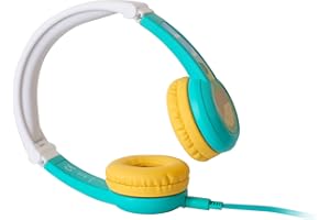 Stelii by Lunii-Casque Audio Octave Compatible avec ma Fabrique à Histoires-pour Les Enfants de 3 à 8 Ans, Vert/Jaune