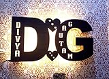 Apna Photo Wooden Alphabets LED Night Lamp (Brown)