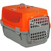 Pribor Kedi K&ouml;pek Evcil Hayvan Taşıma &Ccedil;antası Box &Ccedil;ok Fonksiyonlu (Turuncu, Orta)