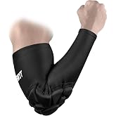 EULANT Flexible Elbow Pads, Thick Padded Sleeves for Basketball Arms, Elbow Protectors for Futsal Goalkeeper Volleyball Handb