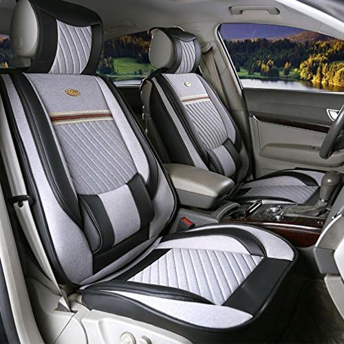 DD The Car Cushions Are Surrounded By Four Seasons General Car Cushions Linen Cushion Seat Cover , Low Gray,low gray