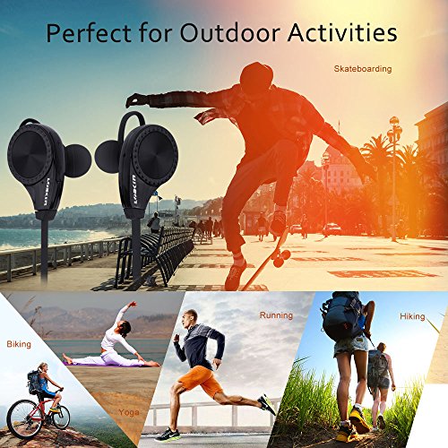 LOBKIN Auriculares Bluetooth 4 0 para deporte running gimnasio y ejercicio Auriculares inal mbricos con micr fono y manos libres para iPhone iPad iPod Android Samsung Galaxy y otros dispositivos compatibles negro reviews LOBKIN Auriculares Bluetooth 4 0 para deporte running gimnasio y ejercicio Auriculares inal mbricos con micr fono y manos libres para iPhone iPad iPod Android Samsung Galaxy y otros dispositivos compatibles negro