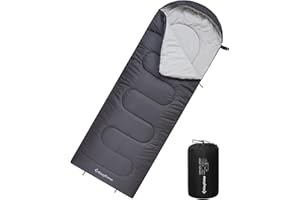 KingCamp Sac de Couchage Adulte et Enfant Sac de Couchage Compact Ultra Leger 3 Saisons Connectable pour Double Duvet Grand Froid pour Camping Hiking Trekking Randonnée Voyage Extérieur
