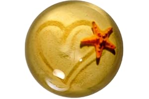 trendaffe Seestern mit Sandherz Briefbeschwerer - Seestern neben Sandherz