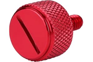 TERISASS Motorcycle Bolt Screw Anodized Aluminum 5 Colors for 1996 & Late (red) + seat screw